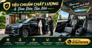 Dịch vụ xe hợp đồng Sài Gòn Vũng Tàu đưa đón tận nơi đời mới, không gian riêng tư và tài xế chuyên nghiệp