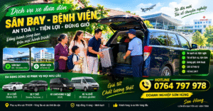 Xe hợp đồng đưa đón gia đình tận nhà từ các tỉnh lân cận lên Sài Gòn