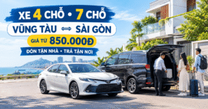 Thuê xe 4 chỗ 7 chỗ Vũng Tàu Sài Gòn trọn gói Doanh Nghiệp Sơn Hùng
