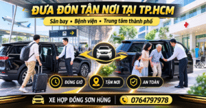 Xe Sơn Hùng đưa đón sân bay và bệnh viện tại TP.HCM