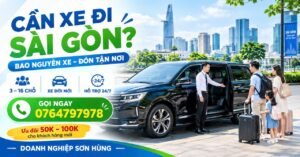Quy trình đặt xe hợp đồng đi Sài Gòn Doanh Nghiệp Sơn Hùng