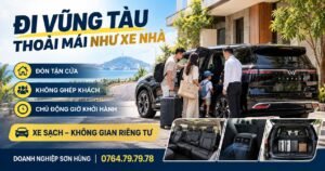 Xe đi Vũng Tàu đón tận nhà Sài Gòn 4 chỗ 7 chỗ trọn gói giá rẻ